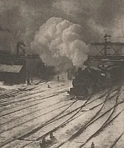 New York Central Yard by Alfred Stieglitz