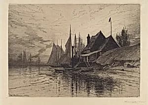 New York Harbor by Henry Farrer