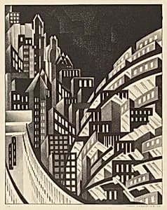 New York by Louis Lozowick