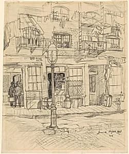 New York Street Scene by Jerome Myers