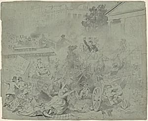 New York—Street Scene by Emanuel Gottlieb Leutze