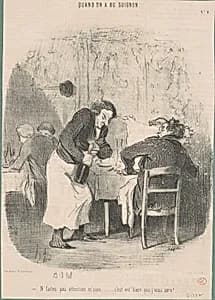 N'faites pas attention m'sieu ... by Honoré Daumier