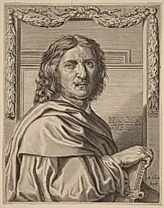 Nicolas Poussin by Albert Clouet