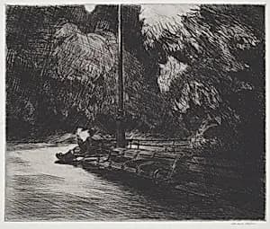 Night in the Park by Edward Hopper