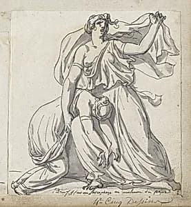 Niobe and Her Daughter by Jacques-Louis David
