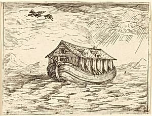 Noah's Ark by Jacques Callot