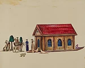 Noah's Ark with Animals by Mina Lowry