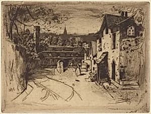 North Woodside, Flint Mills by David Young Cameron
