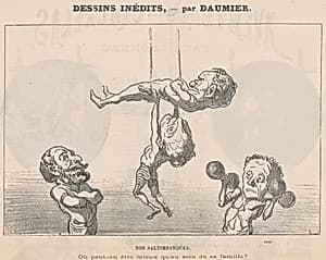 Nos saltimbanques by Honoré Daumier