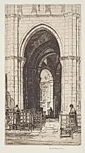 Notre Dame, Beaune by Louis Conrad Rosenberg