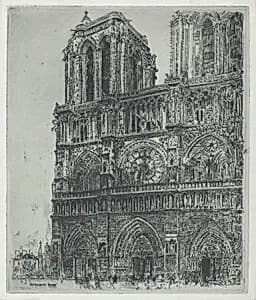 Notre Dame, Paris by John Marin