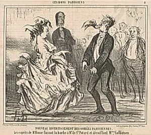 Nouveau divertissement des soirées by Honoré Daumier