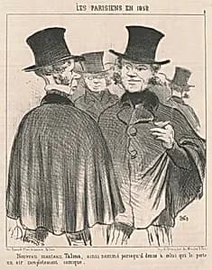 Nouveau manteau talma by Honoré Daumier