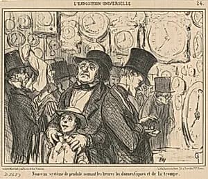 Nouveau système de pendule ... by Honoré Daumier