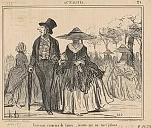 Nouveaux chapeaux de dames ... by Honoré Daumier