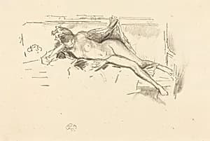 Nude Model, Reclining by James McNeill Whistler