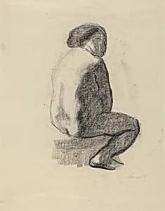 Nude by Käthe Kollwitz