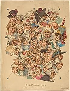 Odd-Characters by Thomas Rowlandson