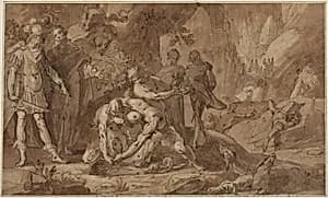 Odysseus and Teiresias by Gerrit Pietersz Sweelinck