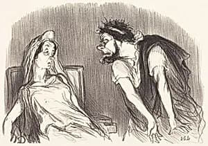 Oedipe by Honoré Daumier