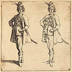 Officer, Front View by Jacques Callot