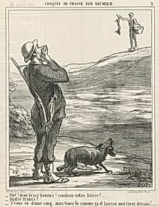 Ohé! ... Combien votre lievre? ... by Honoré Daumier
