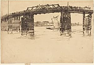 Old Battersea Bridge by James McNeill Whistler
