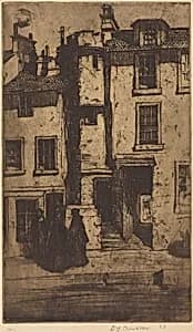 Old Houses, Stirling by David Young Cameron