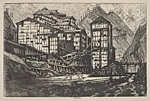 Old Million Eyes by Joseph Pennell