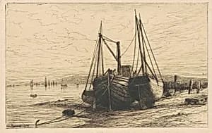 On New York Bay by Henry Farrer