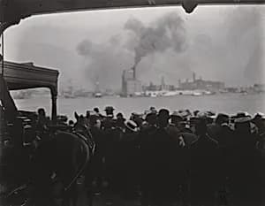On the Ferry Boat by Alfred Stieglitz