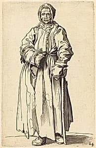 One-Eyed Woman by after Jacques Callot