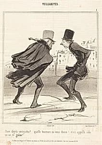 Onze degrés centigrades! by Honoré Daumier