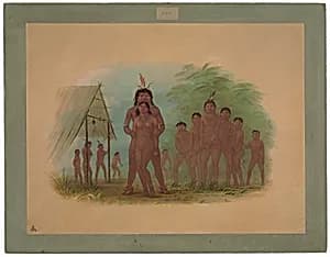 Orejona Indians by George Catlin