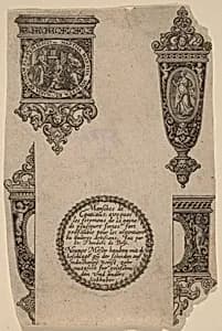 Ornament for Knife Handle by Theodor de Bry