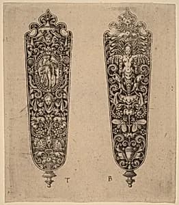 Ornament for Knife Handle by Theodor de Bry