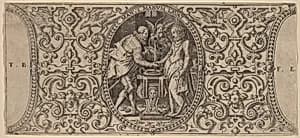 Ornament by Theodor de Bry