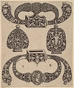 Ornament by Theodor de Bry
