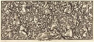 Ornament with the Tree of Jesse by Israhel van Meckenem