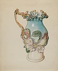 Ornamental Blue Pitcher by Robert Stewart
