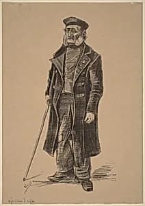 Orphan Man, Standing by Vincent van Gogh
