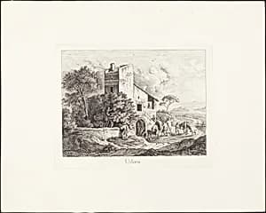Osteria by Ludwig Richter