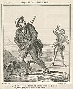 Ou allez-vous  donc? by Honoré Daumier