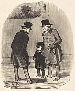 Oui, monsieur Chapuzot... by Honoré Daumier