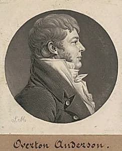 Overton Anderson by Charles B. J. Févret de Saint-Mémin