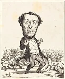 Ovide Remilly by Honoré Daumier