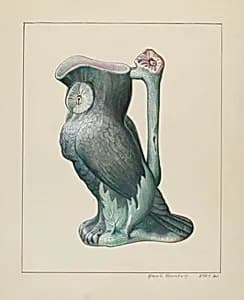 Owl Pitcher by Amos C. Brinton