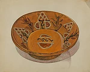 Pa. German Bowl by Hyman Pearlman