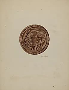 Pa. German Butter Mold by Albert Levone