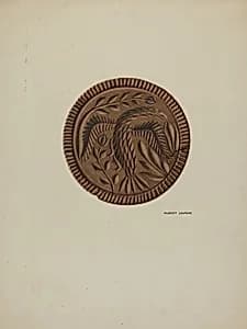 Pa. German Butter Mold by Albert Levone